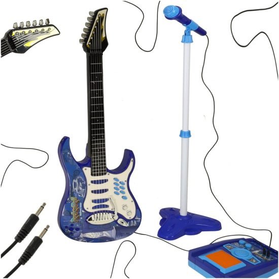 8584206020847-elektricka-gitara-pre-deti-s-mikrofonom-1.jpg Elektrická gitara pre deti s mikrofónom